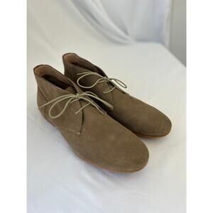 Pierre Cardin Paris Suede Mens Tan Classic Minimalist Preppy Ankle Boots Size 11